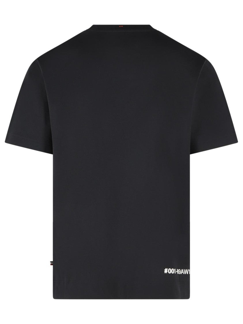 Moncler Grenoble Black Stretch Cotton T-Shirt