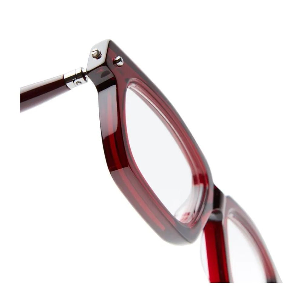 Kuboraum Mask P25 Transparent Bordeaux Acetate Mask P25 Optical Frame