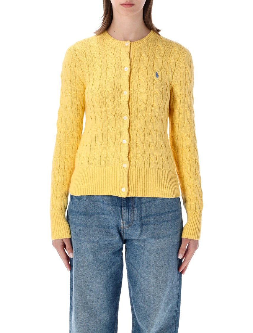 Polo Ralph Lauren Cable Knit Slim Fit Cotton Cardigan