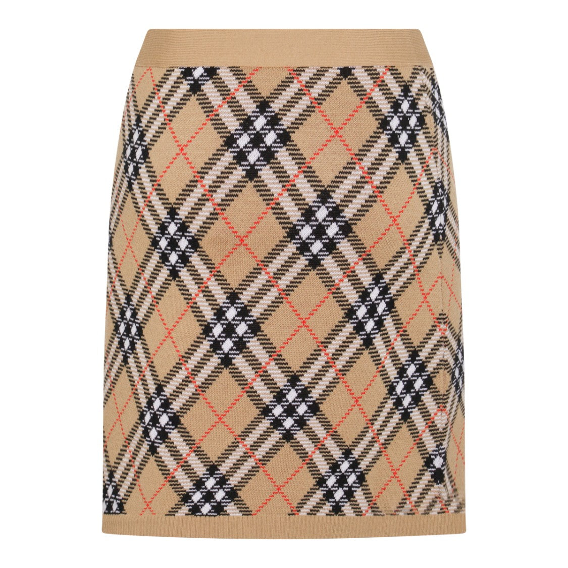 Burberry Beige Wool Skirt
