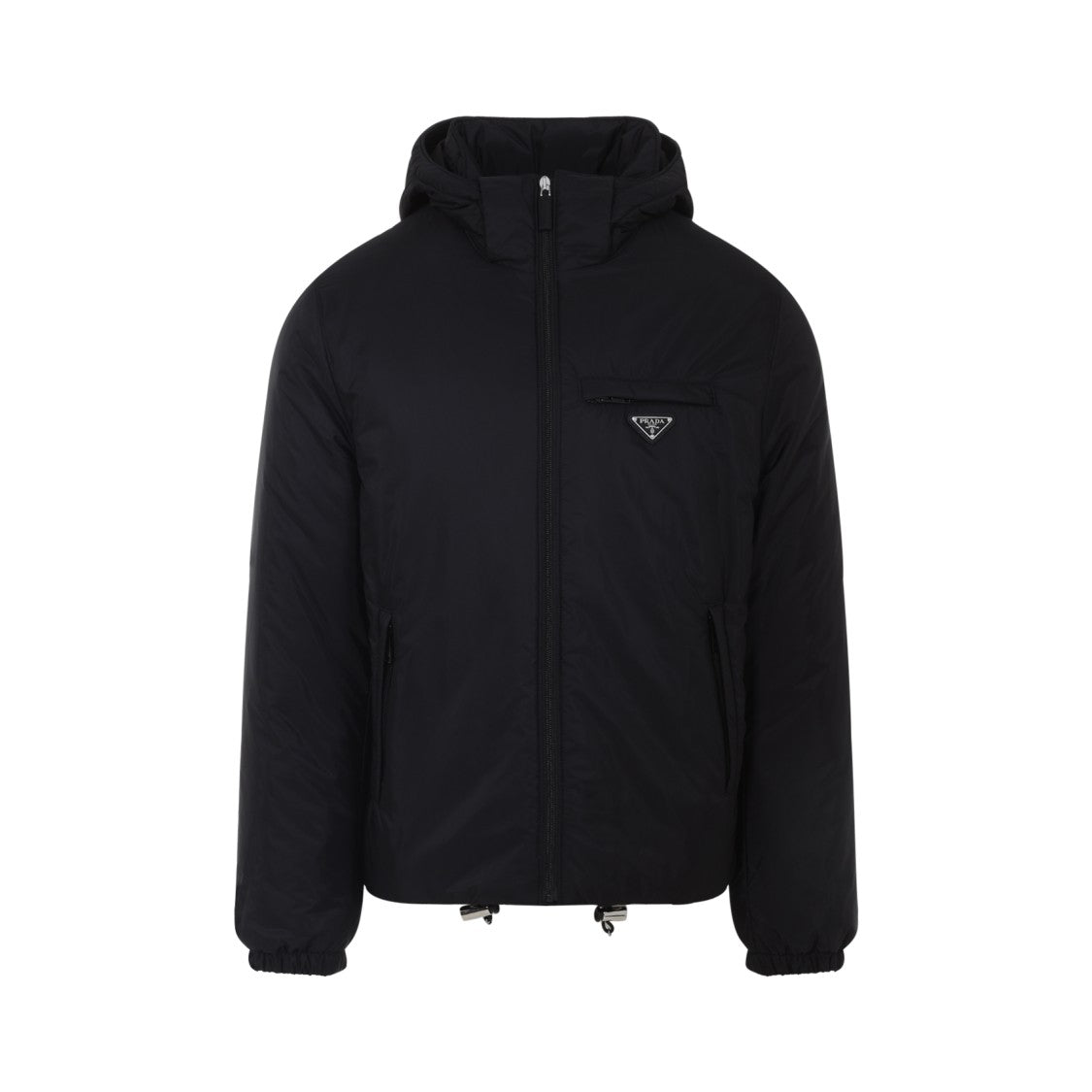 Prada Black Re-Nylon Downjacket Wintercoat