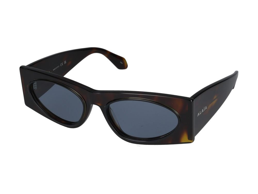Azzedine Alaïa Sunglasses Aa0085s 004 Havana Havana Blue 57/19/140