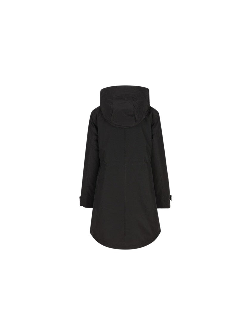 Woolrich Authentic 3 In 1 Matte Black Padded Parka