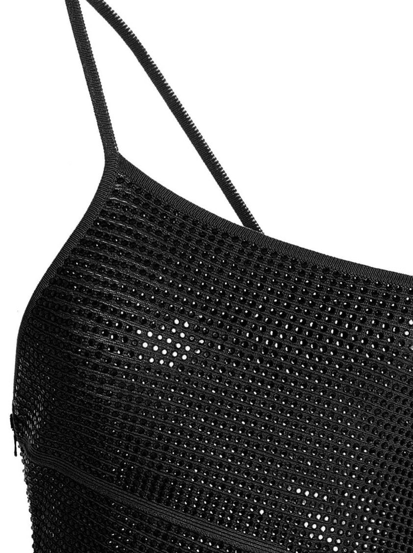 Andreâdamo Sequin One Shoulder Dress