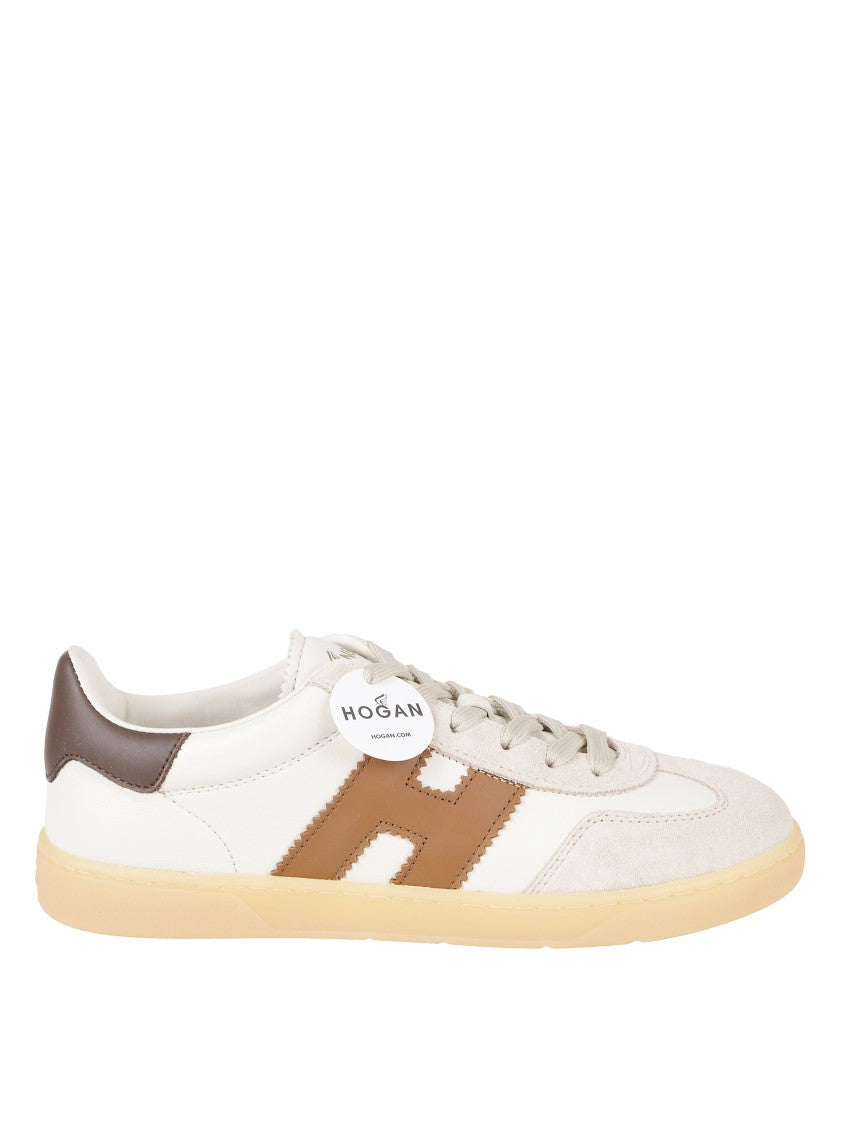 Hogan Low-Top Sneakers With Suede And Smooth Textures