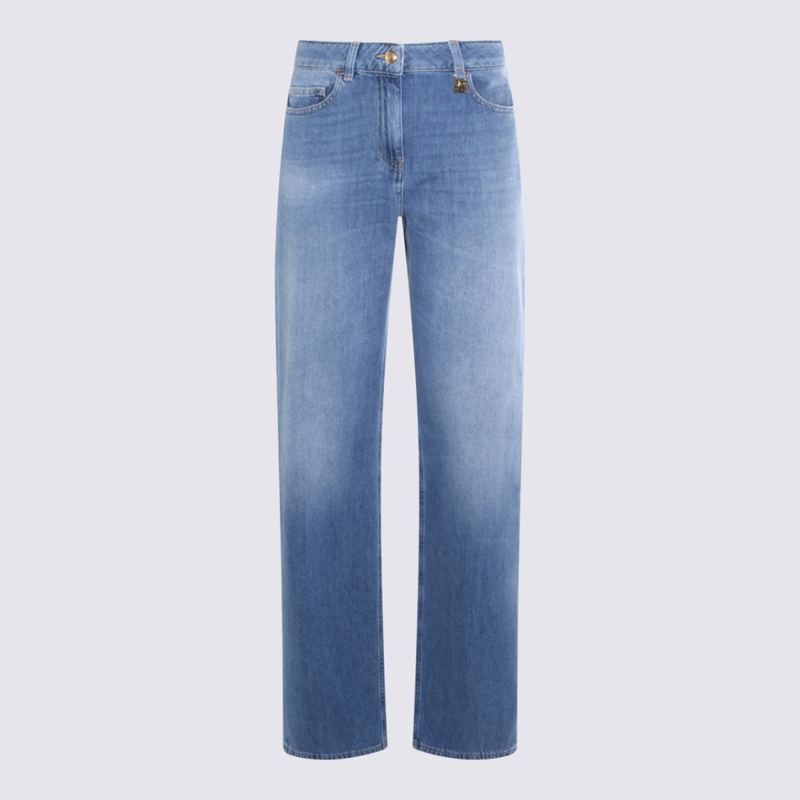 Elisabetta Franchi Straight-Cut Denim Jeans