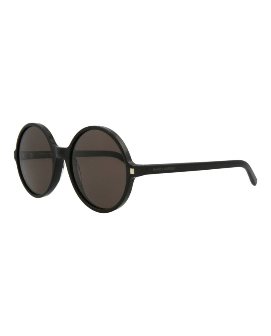 Saint Laurent Round-Frame Acetate Sunglasses