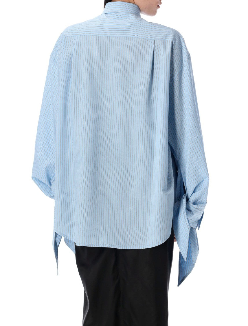 Balenciaga Knotted Cuff Blouse