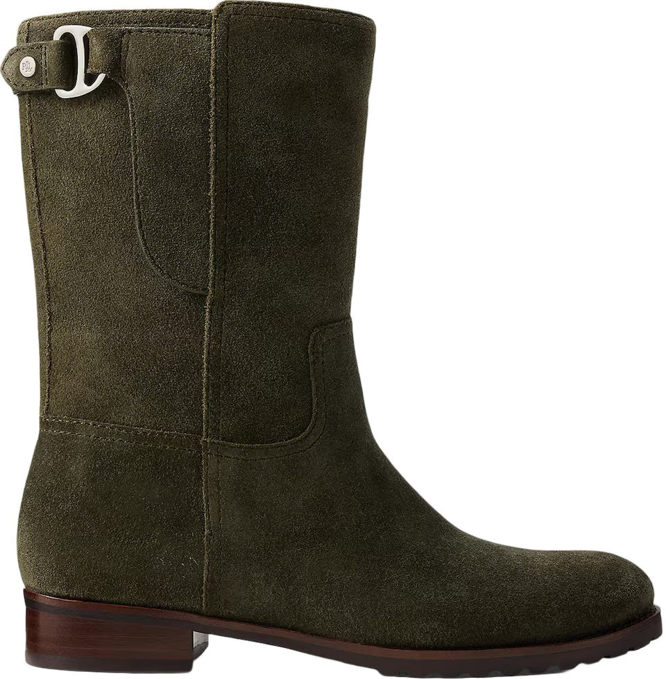Lauren Ralph Lauren Elegant Mid-Boots With Decorative Strap