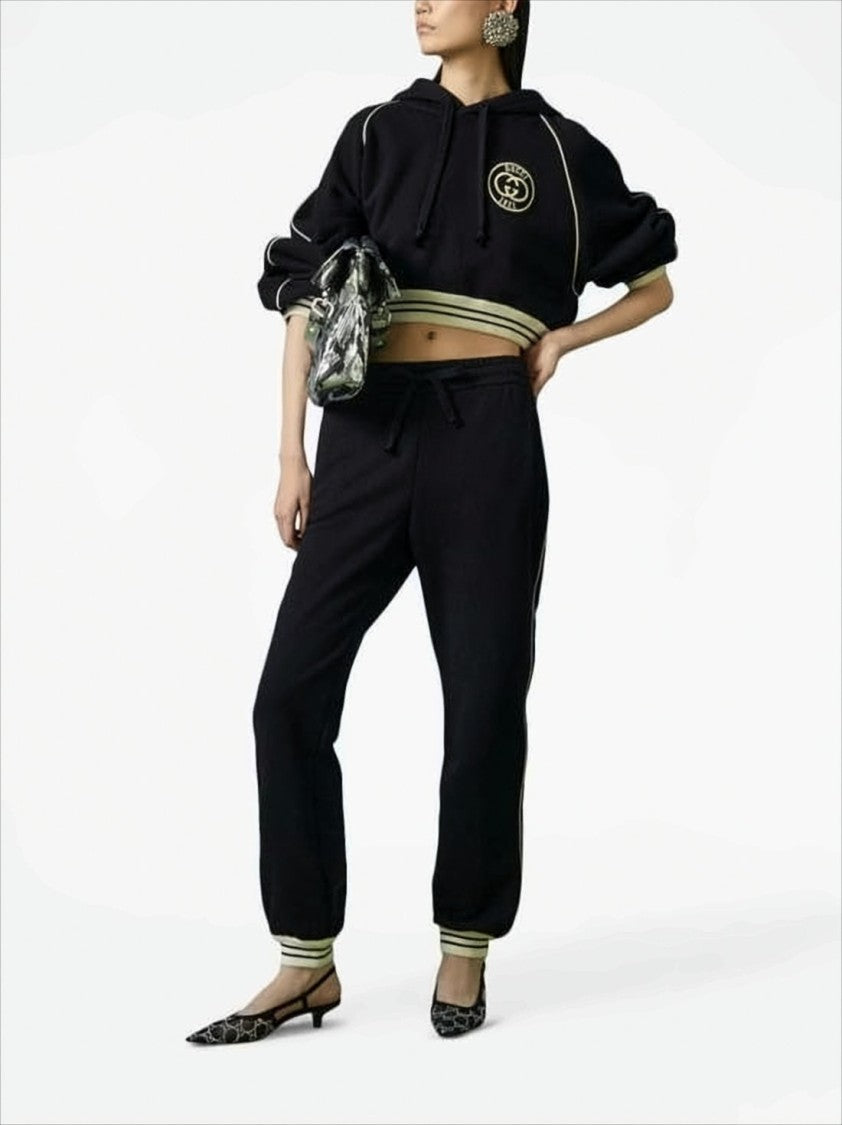 Gucci Relaxed Fit Black Jogger Pants