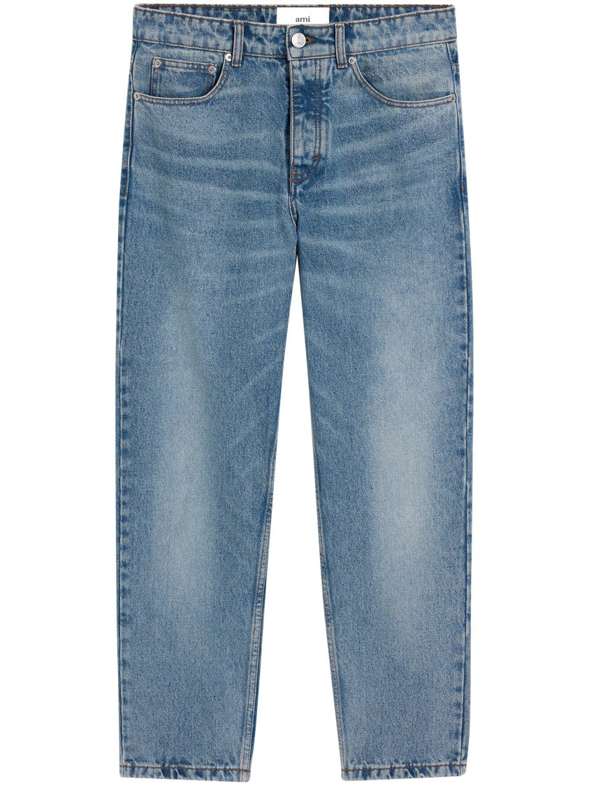 Ami Light Blue Relaxed Fit Jeans