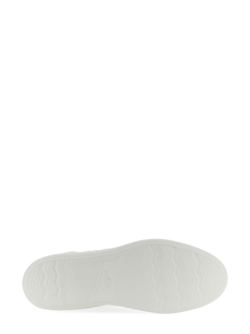 Hogan H580 Low-Top White Leather Sneakers