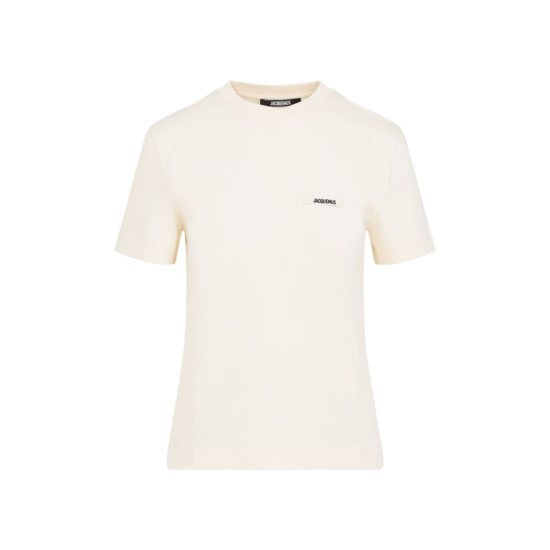Jacquemus Le Grosgrain Light Beige Cotton T-Shirt