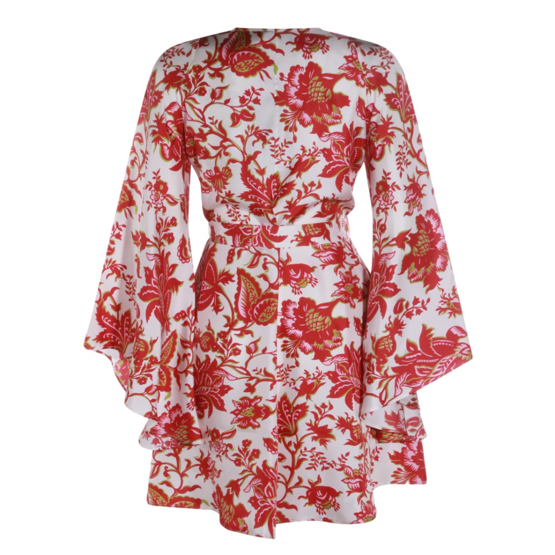 Etro Floral Mini Dress With V-Neckline