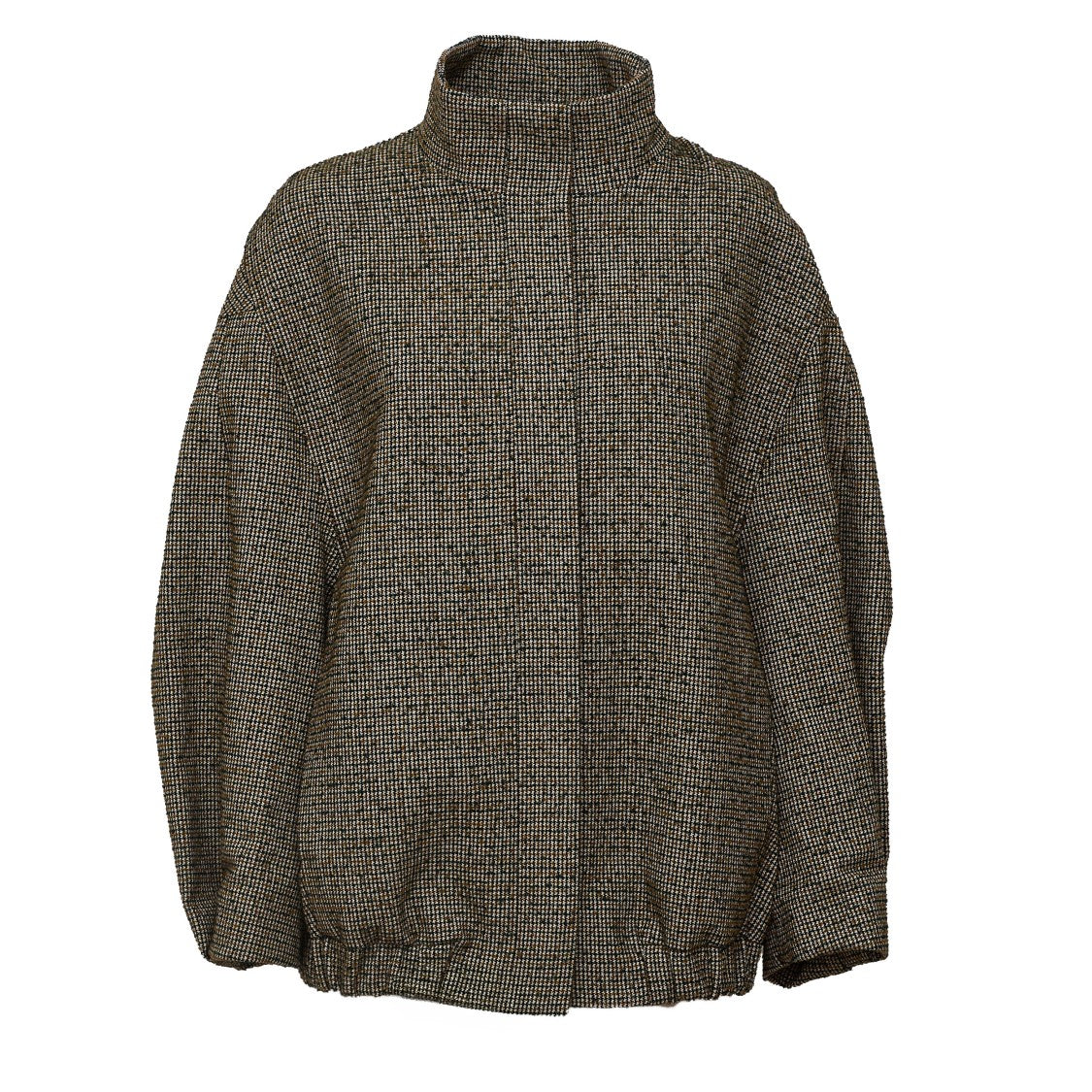 Dries Van Noten Voles W.W. High Collar Puffed Sleeve Jacket