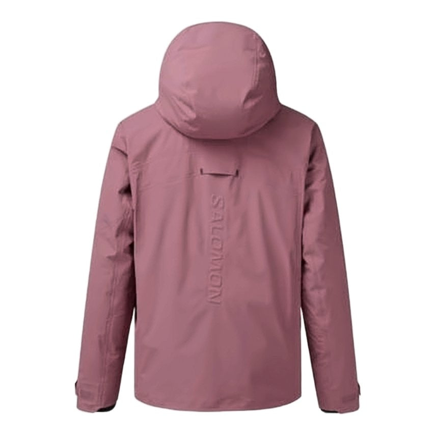 Salomon Hooded Pink Padded Jacket