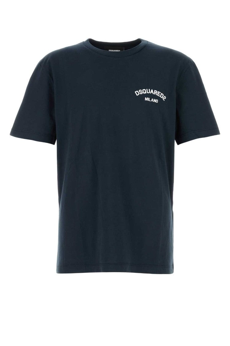 Dsquared2 Dark Blue Cotton T-Shirt