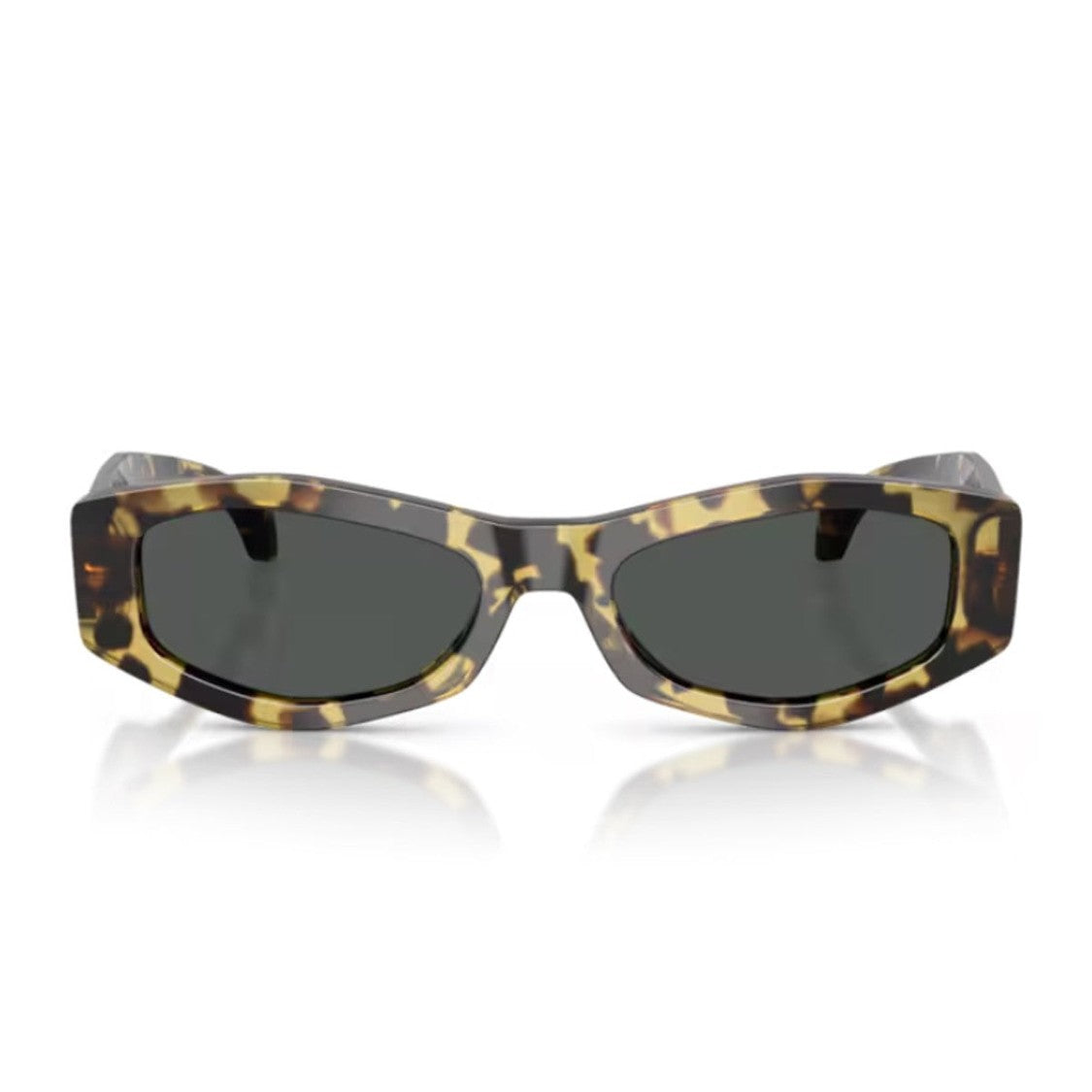 Versace Havana Signature 0Ve4487u Acetate Geometric Sunglasses