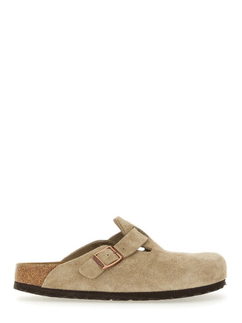 Birkenstock Boston Suede Leather Clogs
