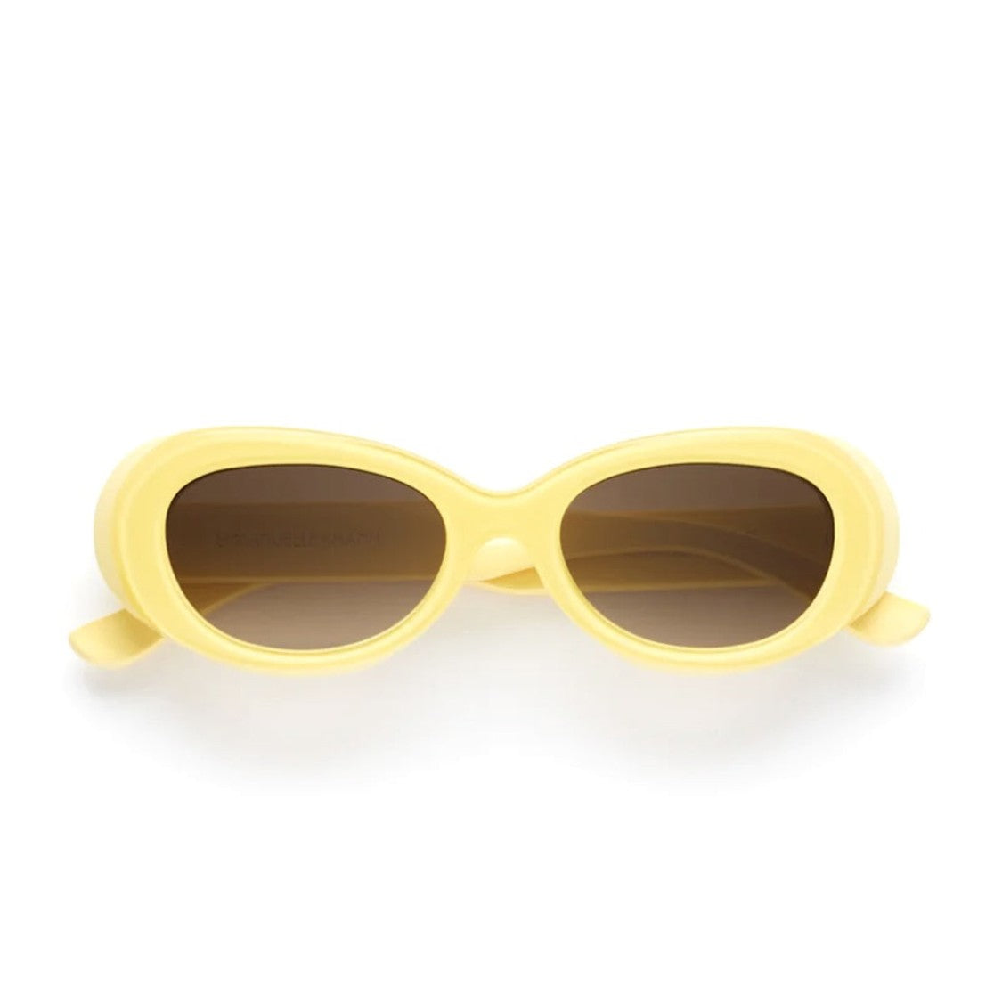 Emmanuelle Khanh Giallo Paris Acetate Oval Sunglasses