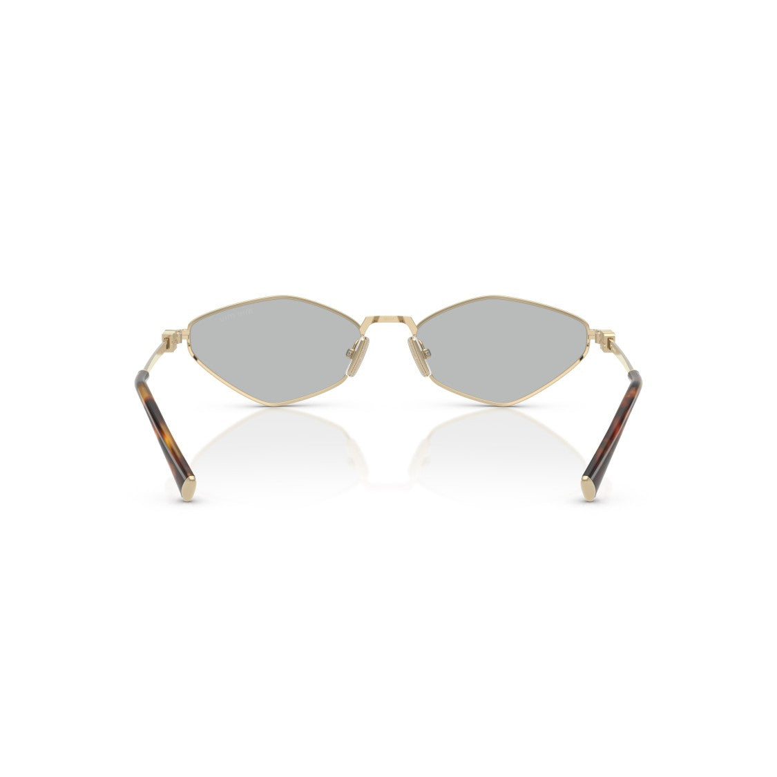 Miu Miu 0Mu 56Zs Angular Geometric Metal Sunglasses