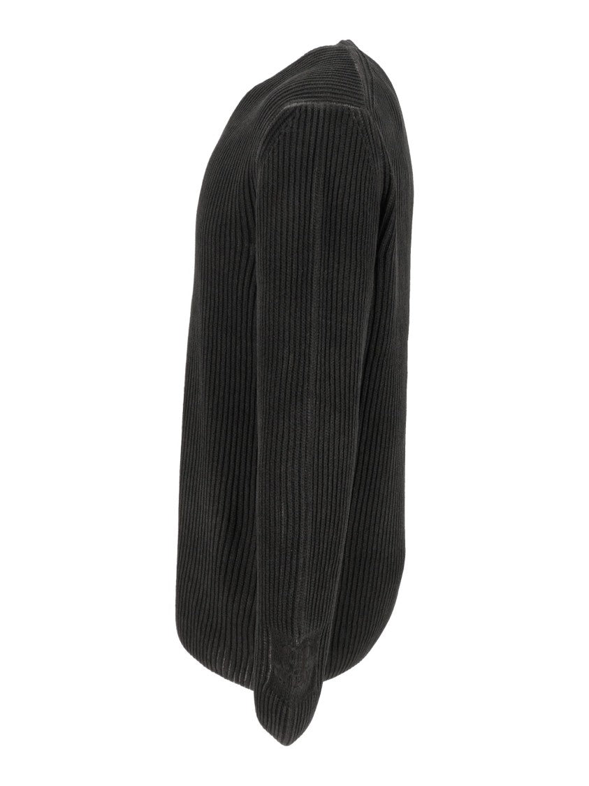 C.P. Company Ribbed Knit Crew Neck Sweater