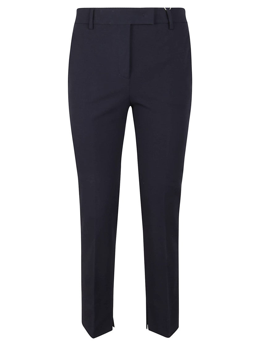 Incotex Straight-Leg Tailored Pants With Subtle Hem Detailing