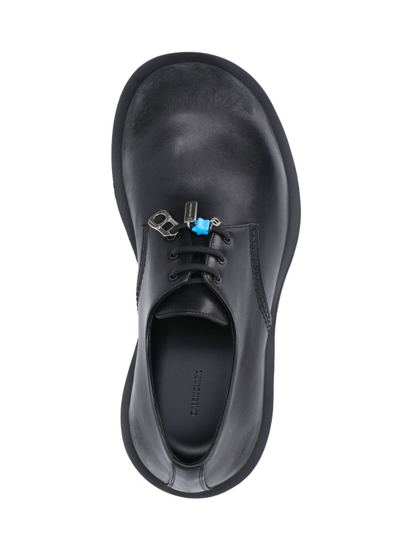 Balenciaga "Hummer" Derby Shoes Black