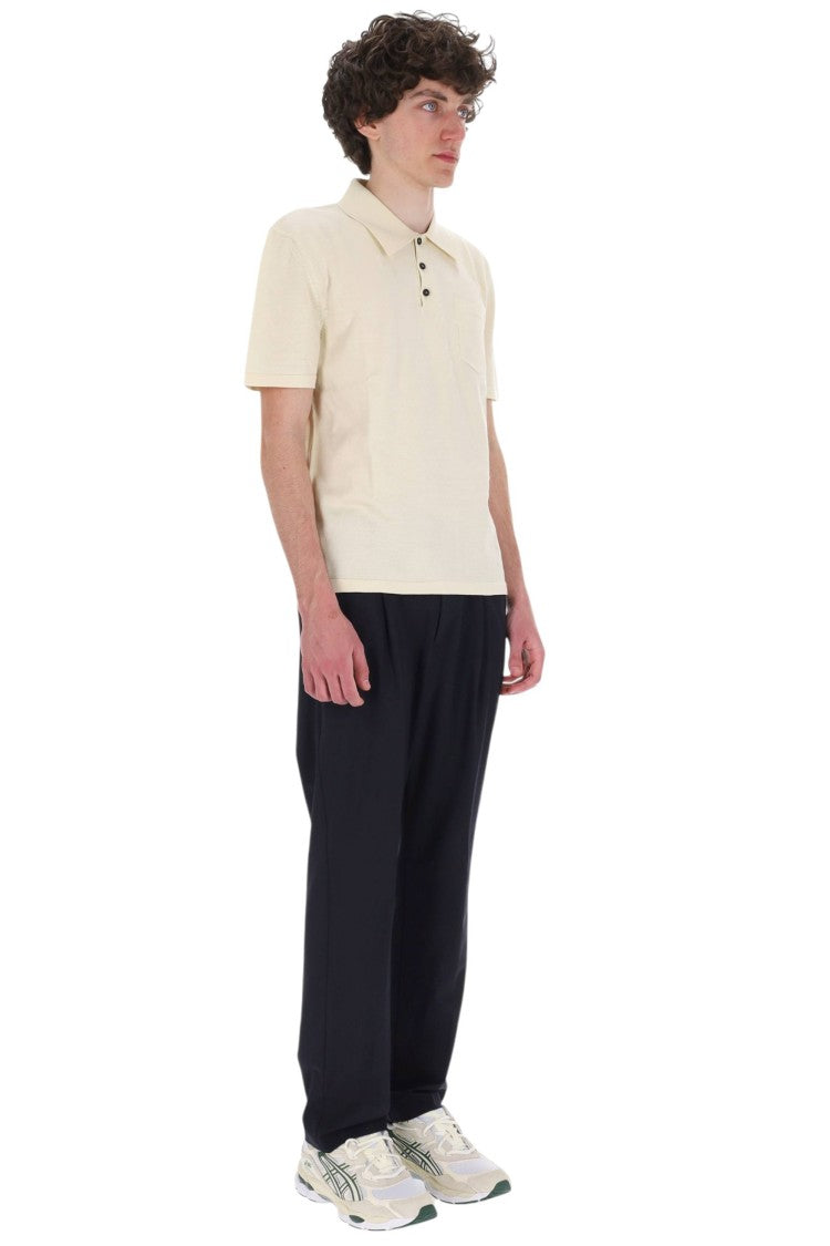 A.P.C. Beige Colin Pocket Cotton Polo Shirt
