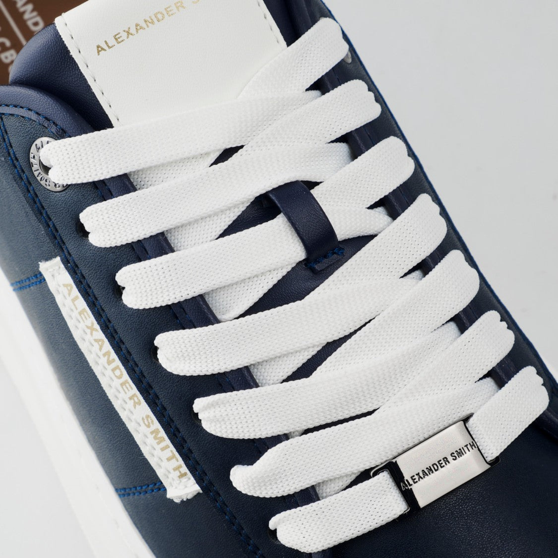Alexander Smith Ecowembley Sneakers In Blue Vegan Leather