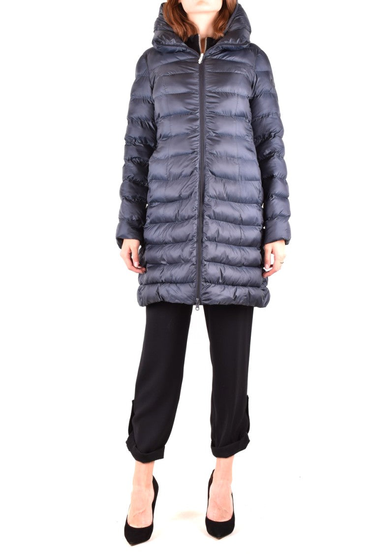 Geospirit Quilted Blue Geospirit Jacket With Hood