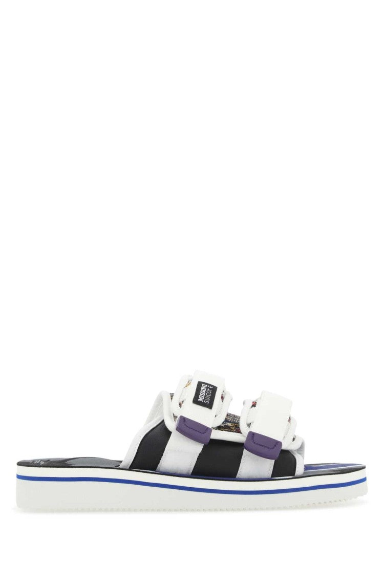 Suicoke Multicolor Fabric Moto-Cab Slippers