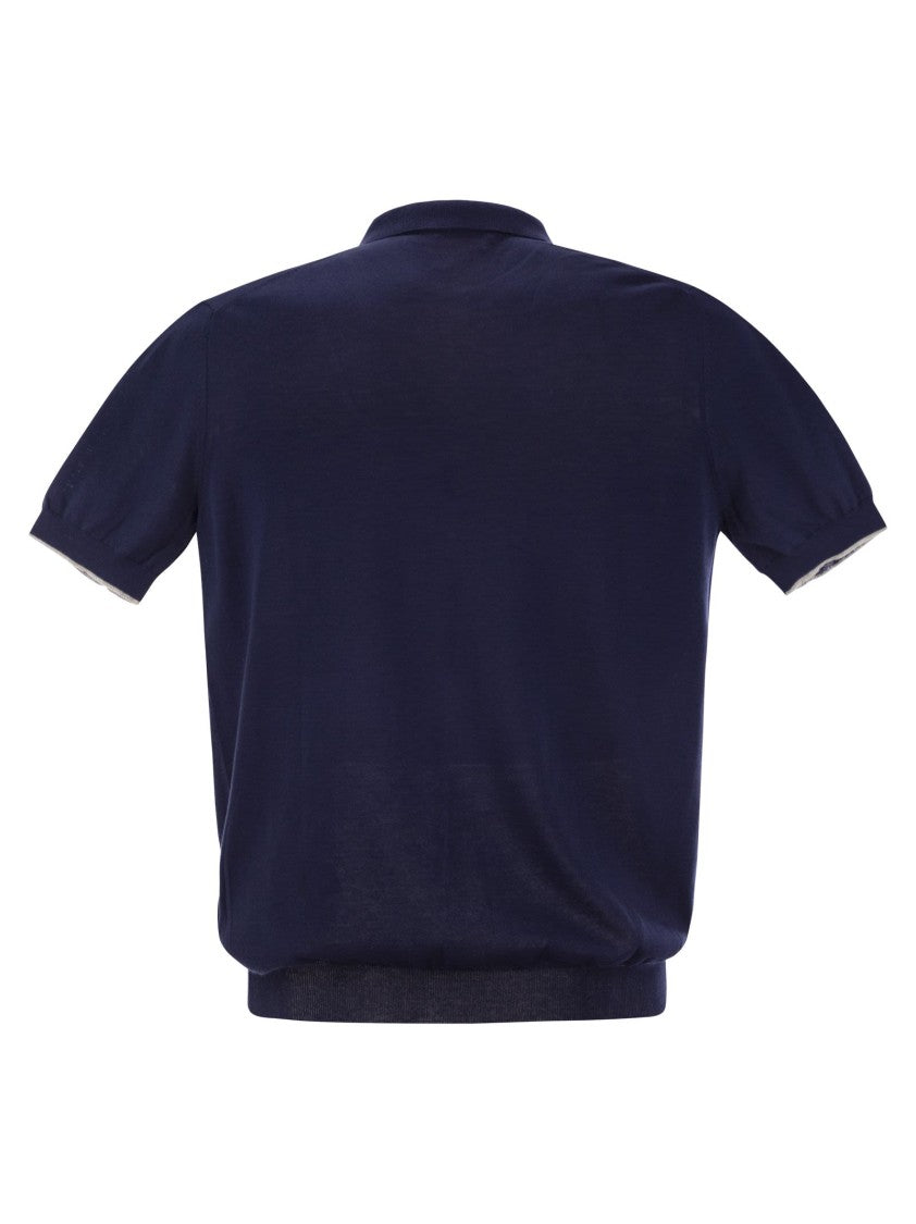 Fay Cotton Buttonless Polo Shirt