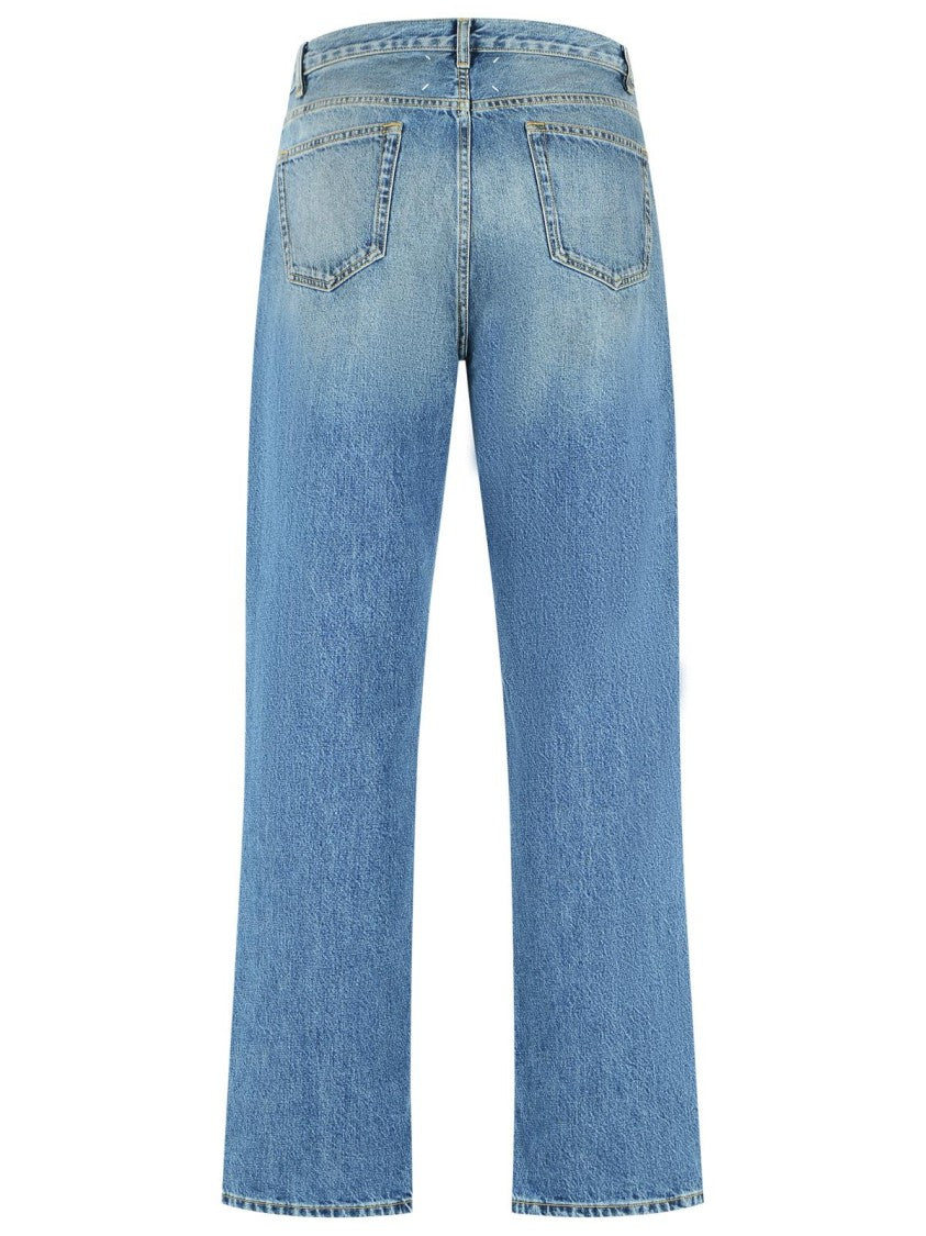 Maison Margiela Blue Cotton Jeans