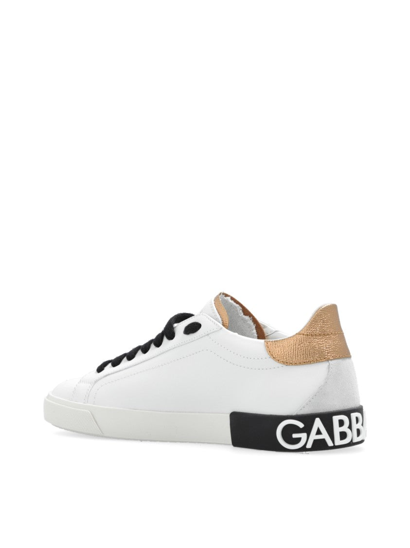 Dolce & Gabbana Portofino Logo Low Top Sneakers