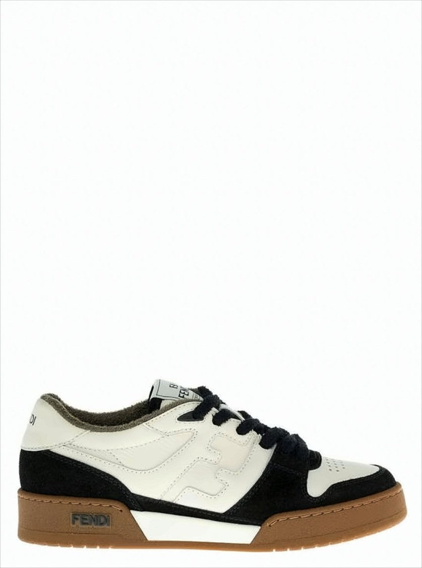 Fendi Low-Top Sneakers With Distinctive Embossed Logo