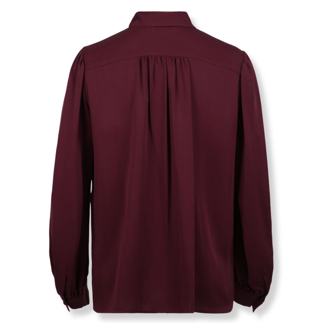 Max Mara Melania Scarf-Collar Long-Sleeved Blouse