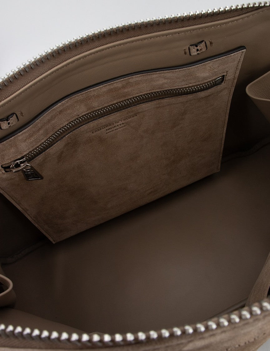 Ermanno Scervino Calfskin Handbag With Detachable Shoulder Strap