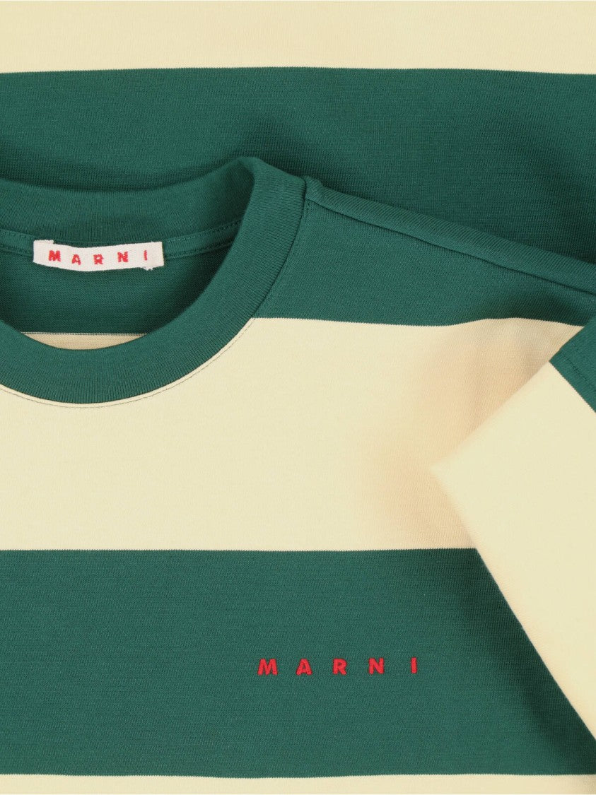 Marni Classic Cut Yellow T-Shirt