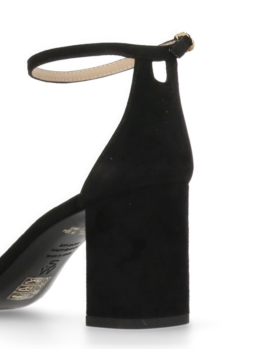 Stuart Weitzman Nudist Block 75 Sandals