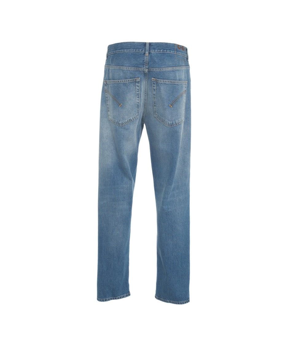 Dondup Straight Leg Jeans With Classic Five-Pocket