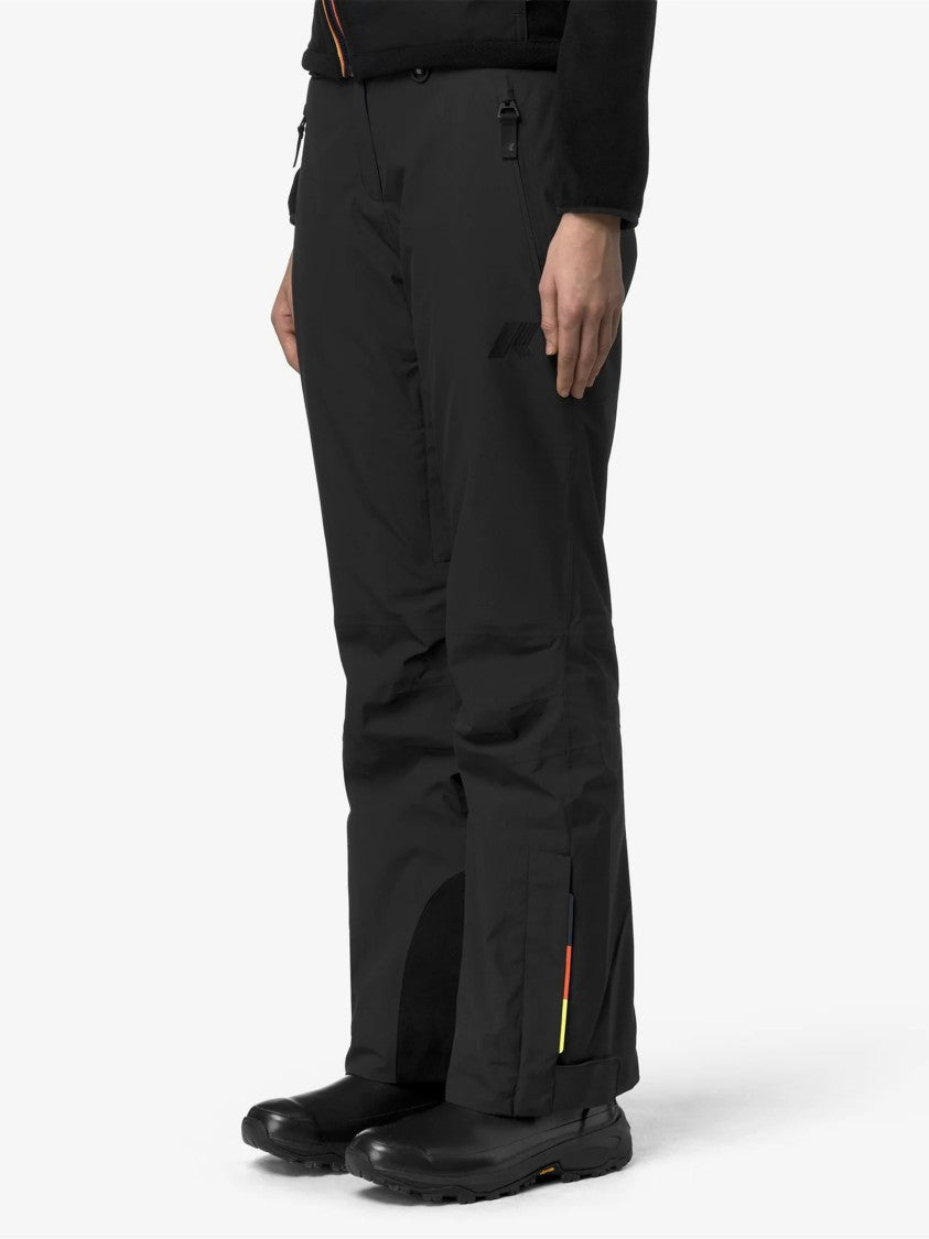 K-Way Black Leros 2L Fancy Tailored Pants