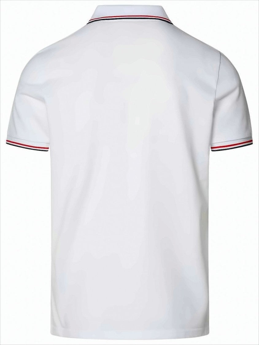 Moncler Classic Short-Sleeve Polo Shirt With Striped Detailing