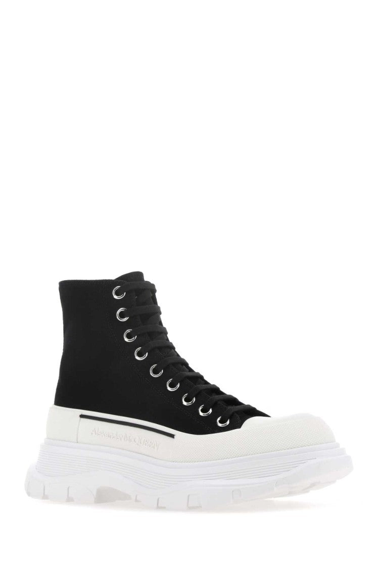 Alexander Mcqueen Black Canvas Canvas Sack Sneakers