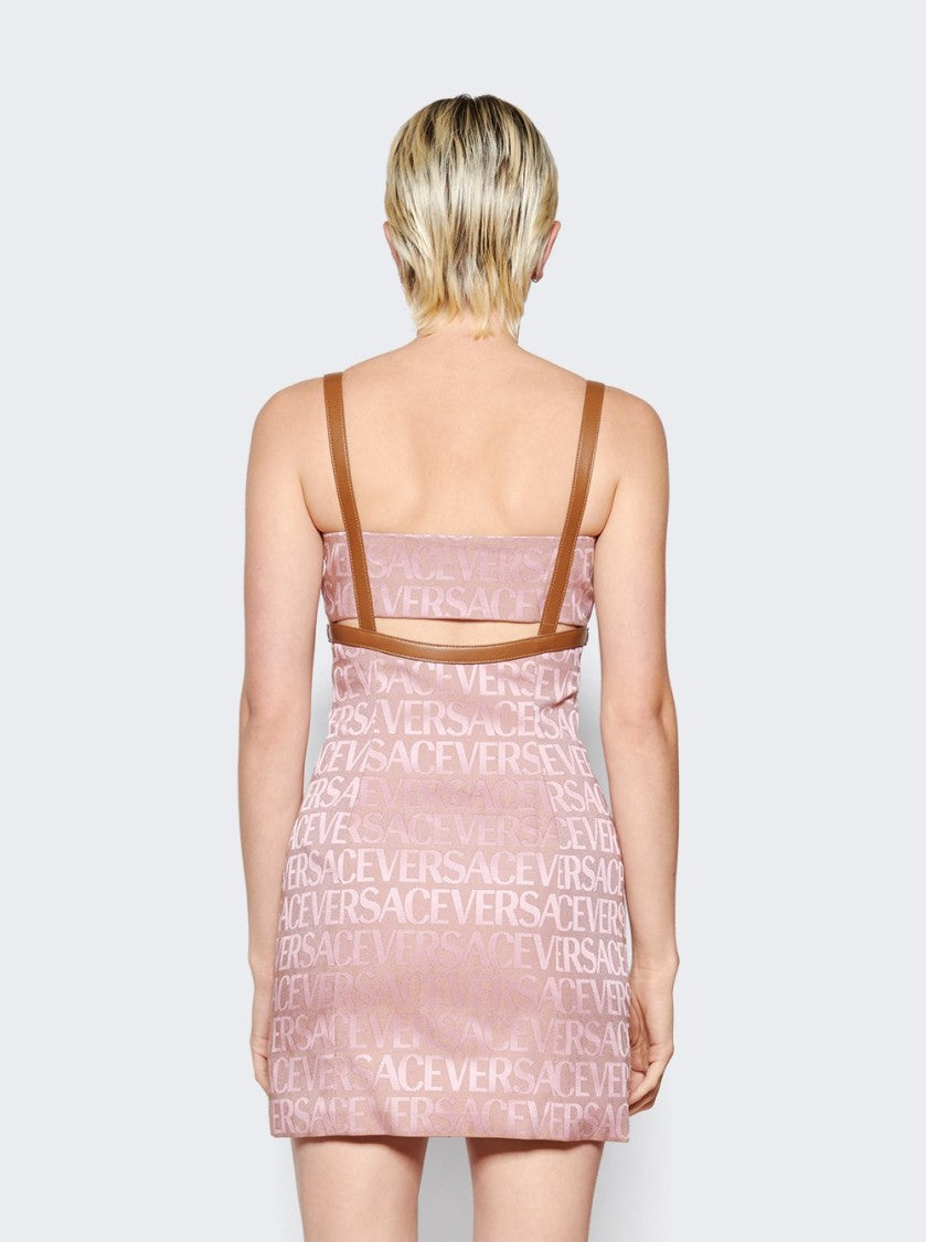 Versace Canvas Logo Mini Dress