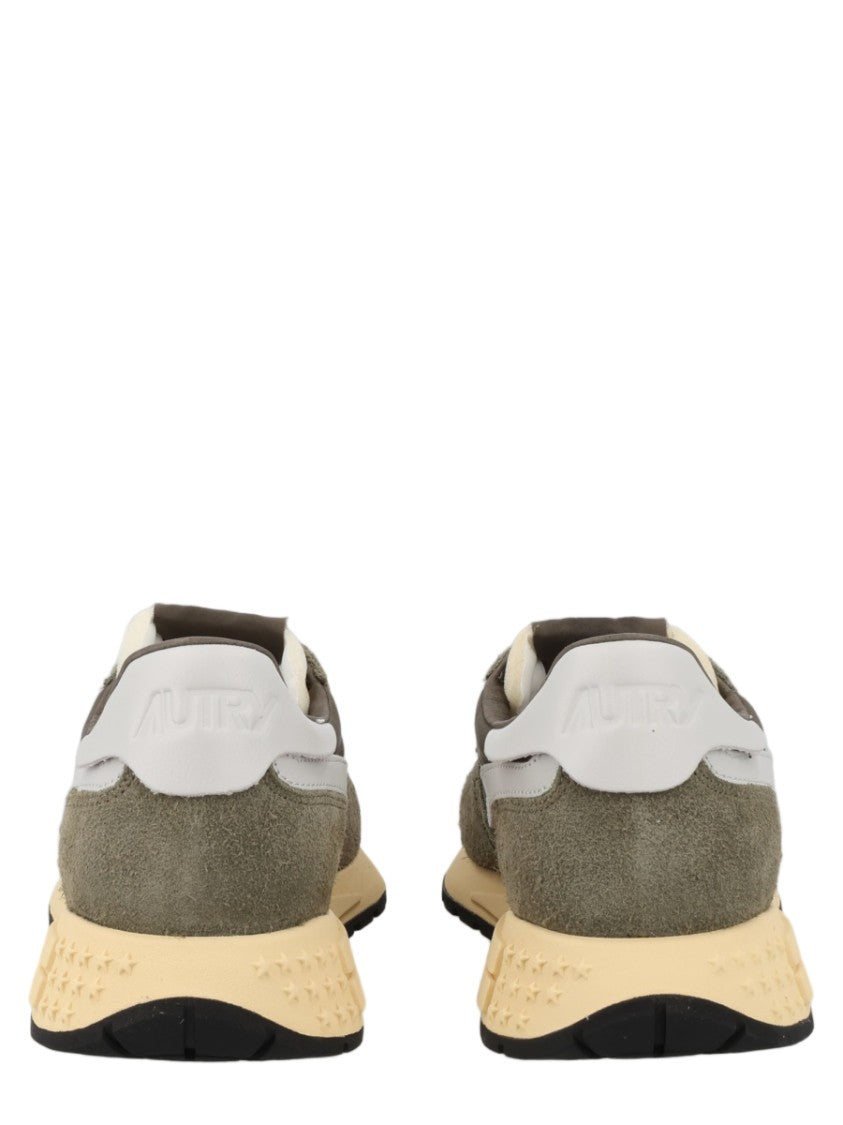 Autry Reelwind Low Suede Leather Nylon Sneakers