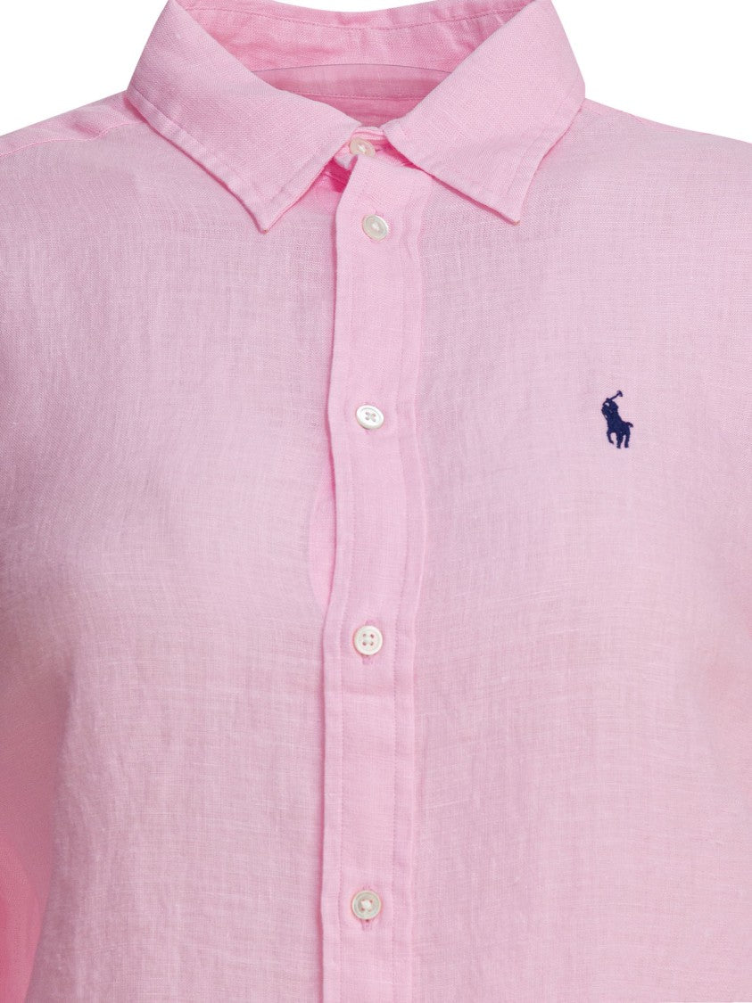 Polo Ralph Lauren Classic-Fit Linen Shirt With Pointed Collar