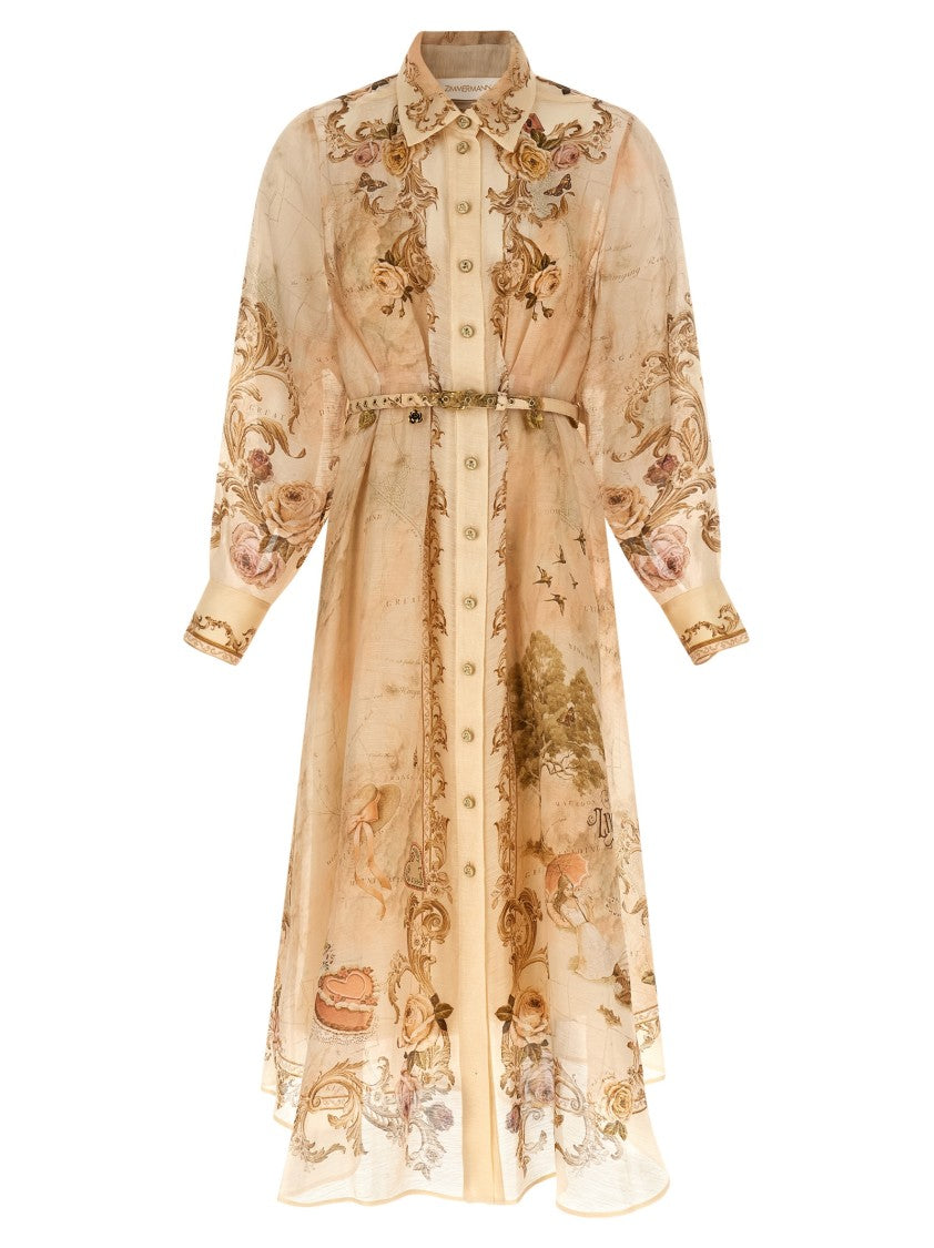 Zimmermann 'Memento Buttoned Midi' Dress