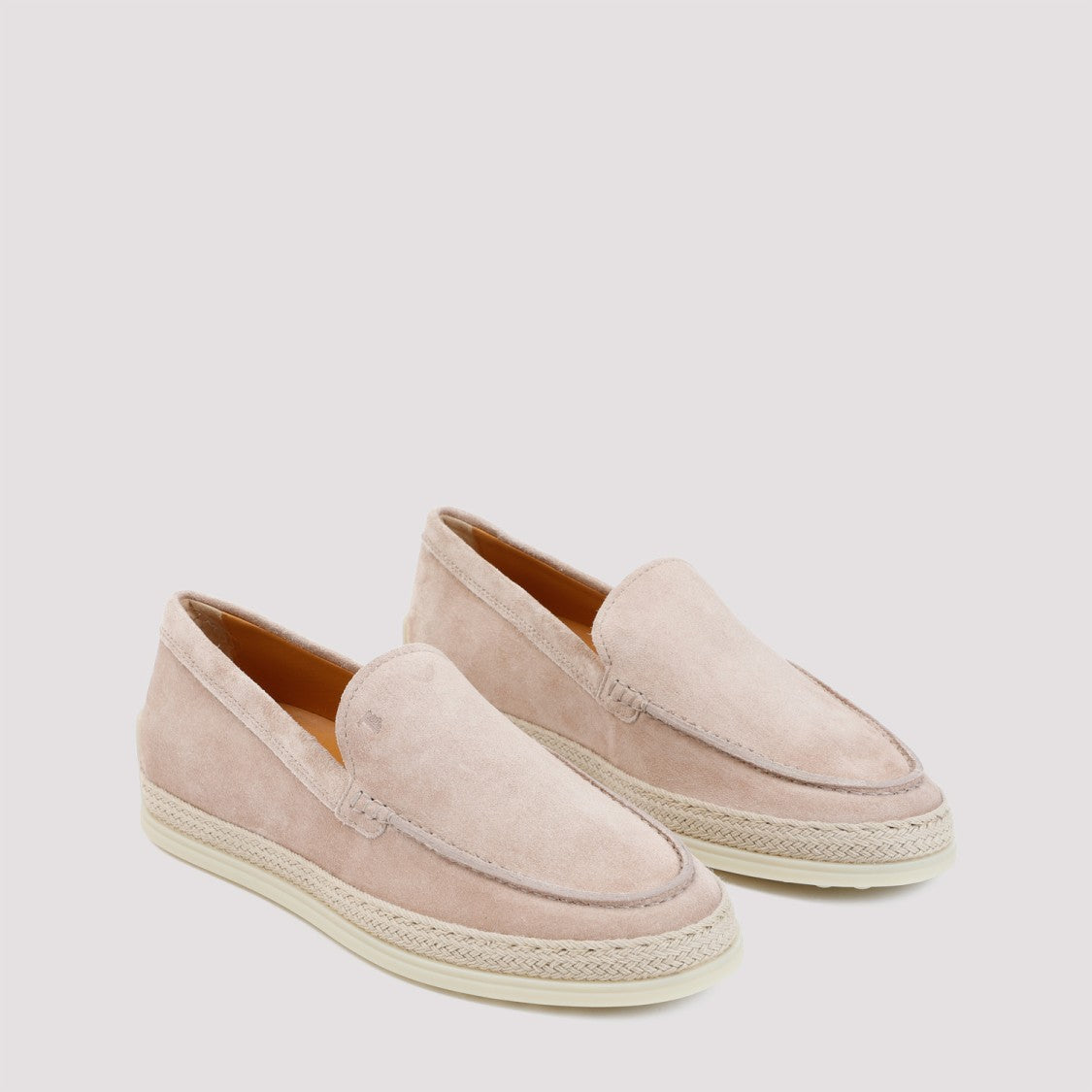 Tod's Pink Suede Loafers