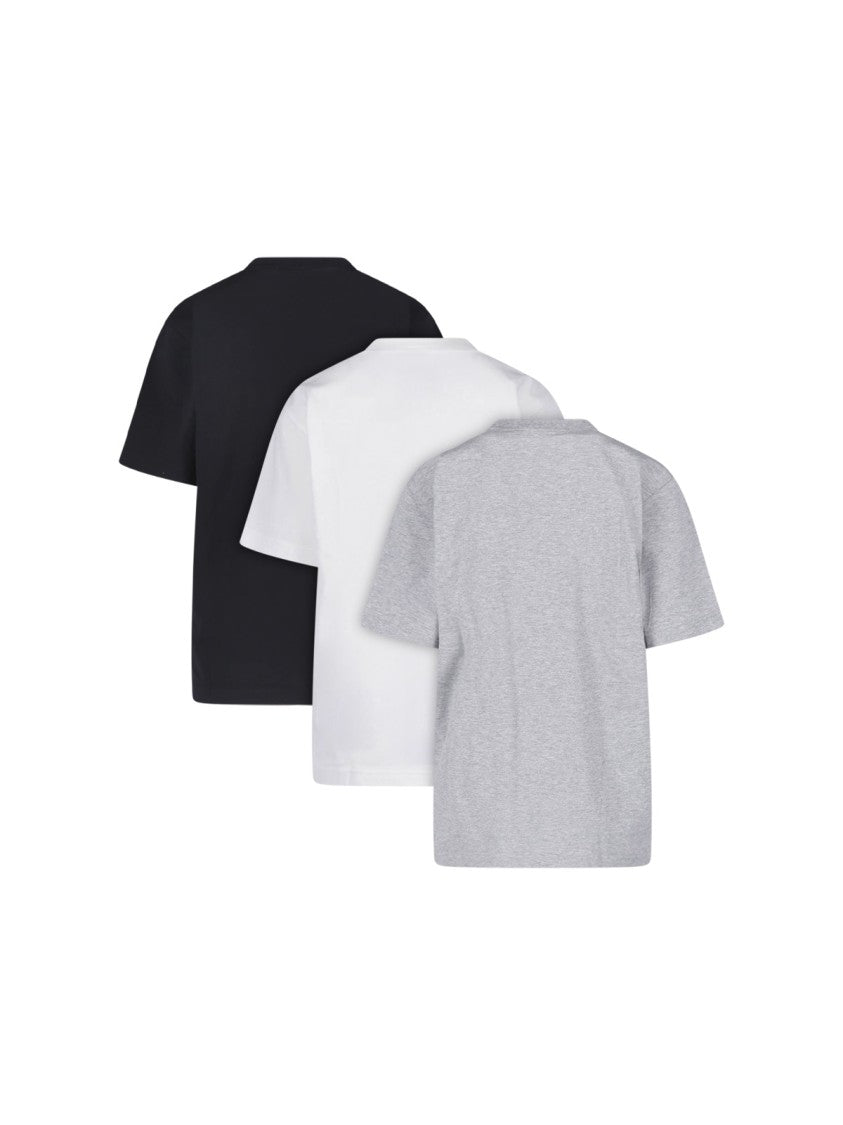 Burberry Multicolor Ekd Embroidered Cotton T-Shirt Set